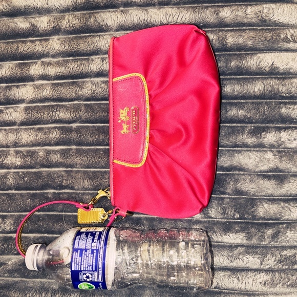 Hot pink Coach wristlet - Picture 3 of 3